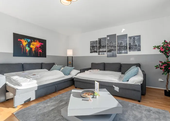 Appartement Premium - 12 People - Fully Equipped - 2 Min Station Duisburg